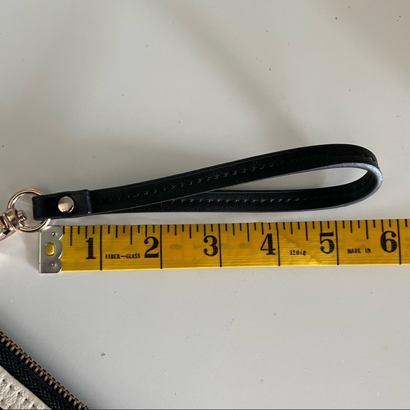 New Spartina Tassel Wristlet (Black and Off-White color) - Picture 9 of 12